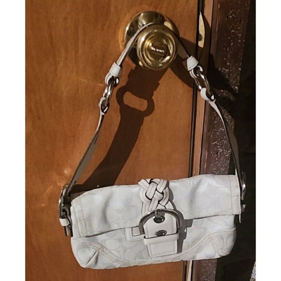 Coach #6280 Signature Boho Classic C Buckle Braided Shoulder Bag '05 Y2K Hobo - Picture 7 of 12